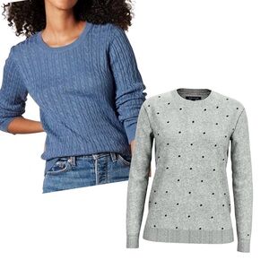 TWO Tommy Hilfiger Crew Neck Sweaters Selling Together Large✨New✨